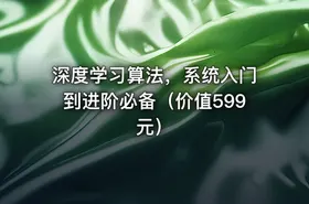 深度学习算法，系统入门到进阶必备（价值599元） - getfromcode