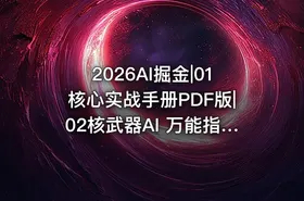 2026AI掘金|01核心实战手册PDF版|02核武器AI 万能指令库Excel版 - getfromcode