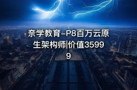 奈学教育-P8百万云原生架构师|价值35999