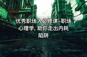 优秀职场人必修课-职场心理学, 助你走出内耗陷阱