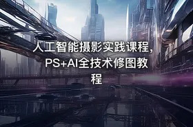 人工智能摄影实践课程，PS+AI全技术修图教程 - getfromcode
