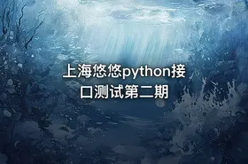 上海悠悠python接口测试第二期