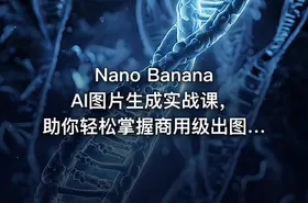 Nano Banana AI图片生成实战课，助你轻松掌握商用级出图技巧