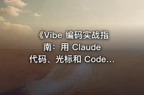 《Vibe 编码实战指南：用 Claude 代码、光标和 Codex 快速构建全栈应用》