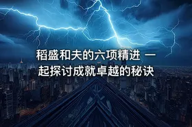 稻盛和夫的六项精进 一起探讨成就卓越的秘诀