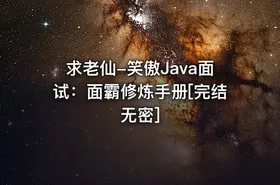 求老仙-笑傲Java面试：面霸修炼手册[完结无密]