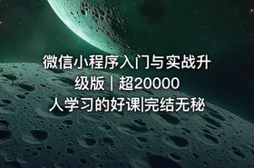 微信小程序入门与实战升级版 | 超20000人学习的好课|完结无秘
