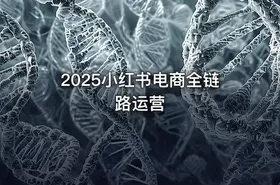 2025小红书电商全链路运营