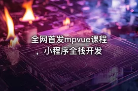 全网首发mpvue课程，小程序全栈开发