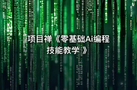 项目禅《零基础Ai编程技能教学 》