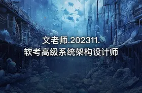 文老师.202311.软考高级系统架构设计师