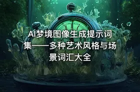 AI梦境图像生成提示词集——多种艺术风格与场景词汇大全