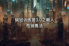 销冠训练营3.0之顺人性销售法