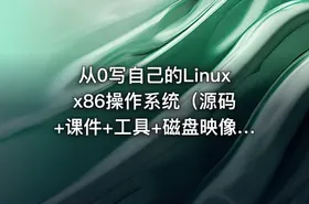 从0写自己的Linux x86操作系统（源码+课件+工具+磁盘映像）