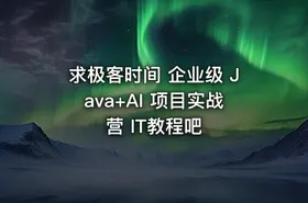 求极客时间 企业级 Java+AI 项目实战营 IT教程吧