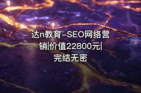 达n教育-SEO网络营销|价值22800元|完结无密