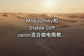 Midjourney和Stable Diffusion混合做电商教程-ai电商教程 - getfromcode