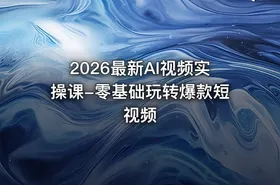 2026最新AI视频实操课-零基础玩转爆款短视频 - getfromcode