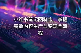 小红书笔记图制作，掌握高效内容生产与变现全流程
