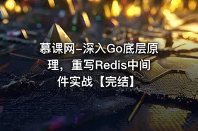慕课网-深入Go底层原理，重写Redis中间件实战【完结】 - getfromcode