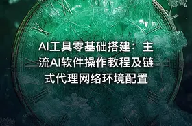 AI工具零基础搭建：主流AI软件操作教程及链式代理网络环境配置