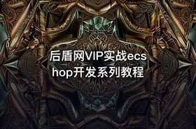 后盾网VIP实战ecshop开发系列教程 - getfromcode