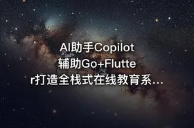 AI助手Copilot辅助Go+Flutter打造全栈式在线教育系统【完结】 - getfromcode