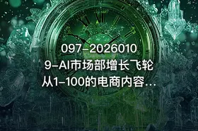 097-20260109-AI市场部增长飞轮从1-100的电商内容提效实战让优质内容成为你的流量引擎 - getfromcode