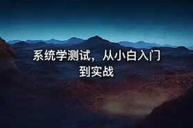 系统学测试，从小白入门到实战
