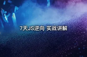 7天JS逆向 实战讲解