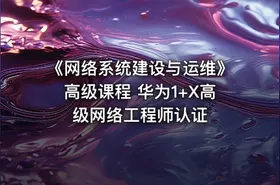 《网络系统建设与运维》高级课程 华为1+X高级网络工程师认证