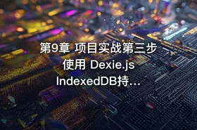第9章 项目实战第三步使用 Dexie.js IndexedDB持久化数据