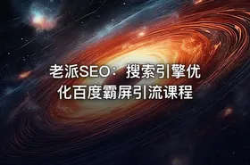 老派SEO：搜索引擎优化百度霸屏引流课程