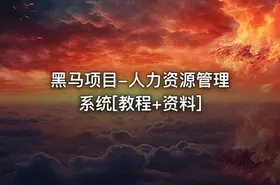 黑马项目-人力资源管理系统[教程+资料]