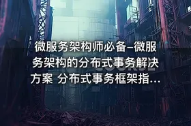 微服务架构师必备-微服务架构的分布式事务解决方案 分布式事务框架指南实战课程