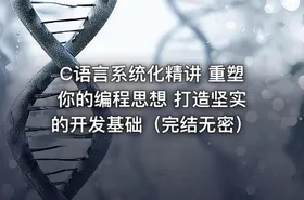C语言系统化精讲 重塑你的编程思想 打造坚实的开发基础（完结无密）