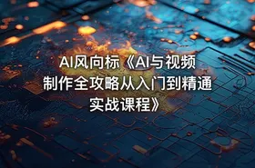 AI风向标《AI与视频制作全攻略从入门到精通实战课程》 - getfromcode