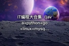 IT编程大合集（java+python+go+linux+mysql+大数据等） - getfromcode