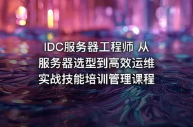 IDC服务器工程师 从服务器选型到高效运维 实战技能培训管理课程