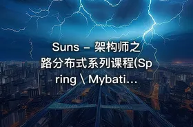 Suns - 架构师之路分布式系列课程(Spring＼Mybatis＼Netty＼RPC) 价值数千元