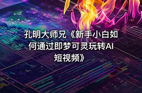 孔明大师兄《新手小白如何通过即梦可灵玩转AI短视频》