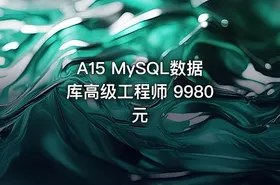 A15 MySQL数据库高级工程师 9980元