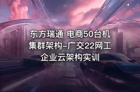 东方瑞通 电商50台机集群架构-广交22网工企业云架构实训