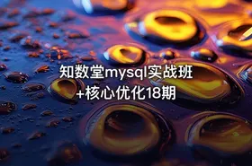 知数堂mysql实战班+核心优化18期