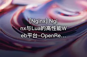 [Nginx] Nginx与Lua的高性能Web平台-OpenResty完美实战视频教程 OpenResty搭建高性... - getfromcode
