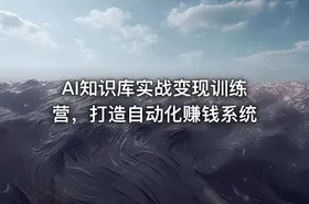 AI知识库实战变现训练营，打造自动化赚钱系统
