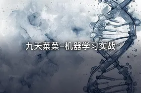 九天菜菜-机器学习实战