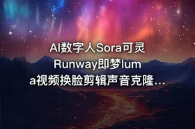 AI数字人Sora可灵Runway即梦luma视频换脸剪辑声音克隆（已完结） - getfromcode