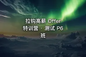 拉钩高薪 Offer 特训营 · 测试 P6班