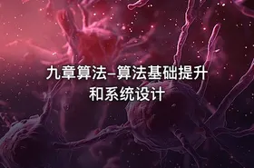 九章算法-算法基础提升和系统设计